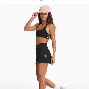 Vuori Halo Performance black skort
